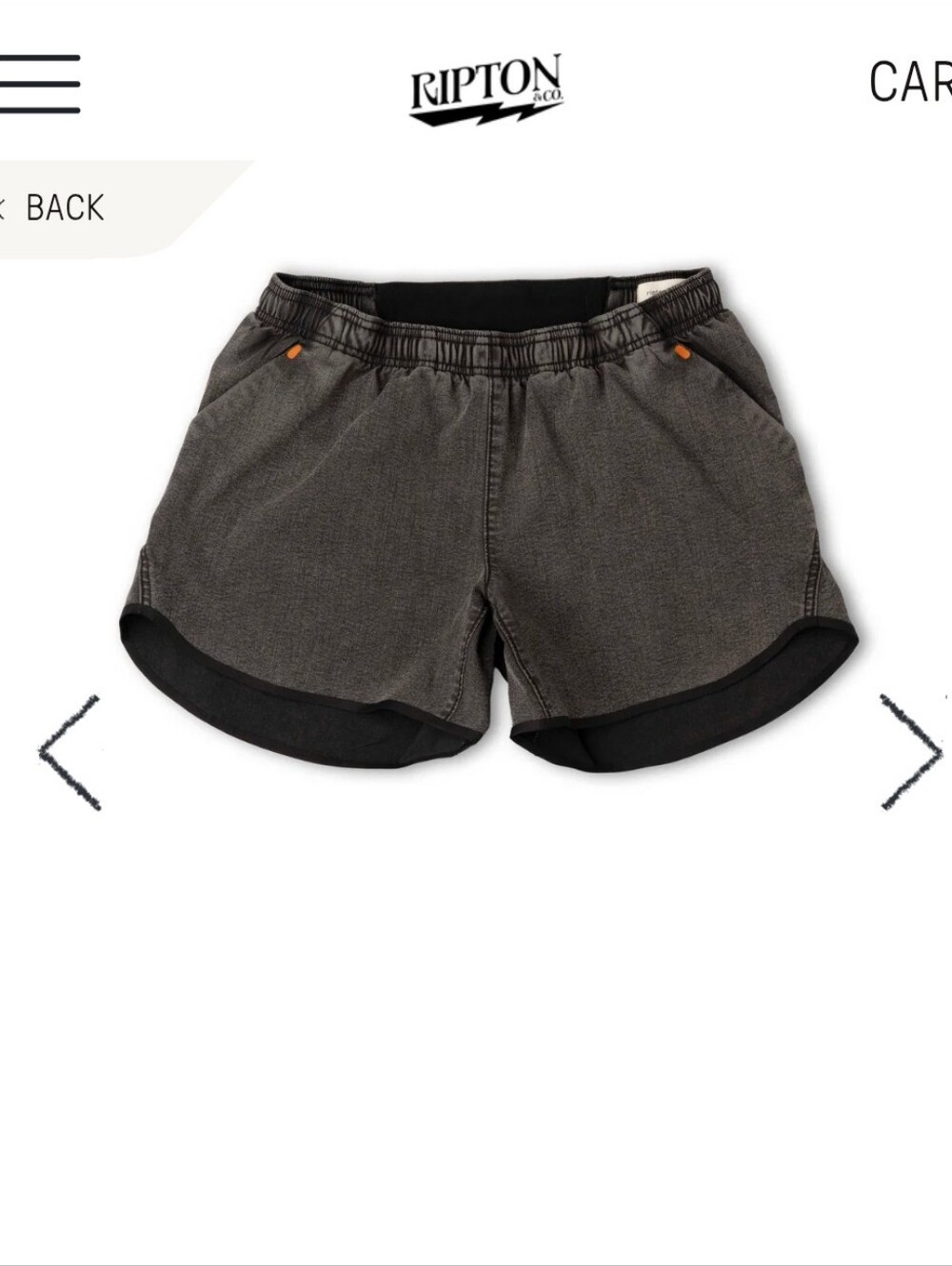 Ripton Trail Demon Jorts Athletic Shorts — Rhino- M
